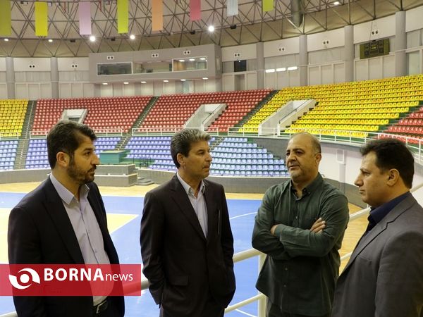 بازدید استاندار آذربایجان غربی از آخرین مراحل آماده سازی سالن 6000 نفری غدیر ارومیه