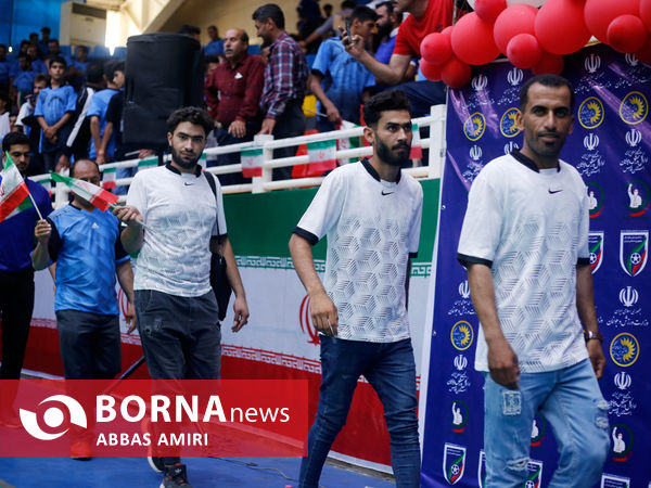 افتتاحیه مسابقات مینی فوتبال روستاییان و عشایر فارس جام پرچم