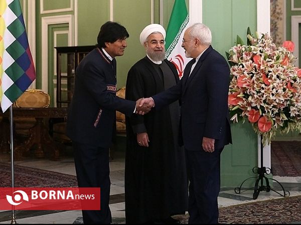 استقبال رسمی دکتر روحانی از رئیس‌‌جمهور بولیوی
