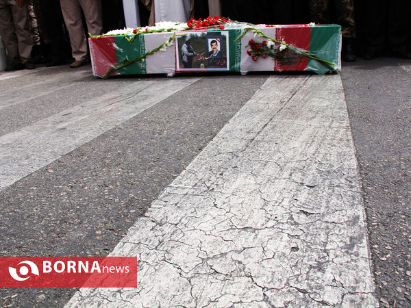 تشییع مخترع شهید محمد پازوکی در سمنان