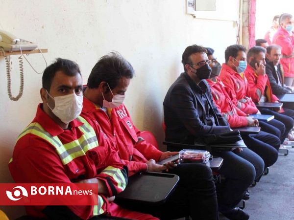 تجلیل از برندگان  جشنواره آتش‌نشانی خرم آباد