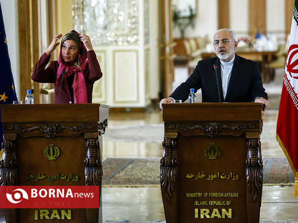 نشست خبری ظریف و موگرینی