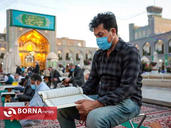 ترتیل خوانی قرآن کریم در حرم مطهر رضوی