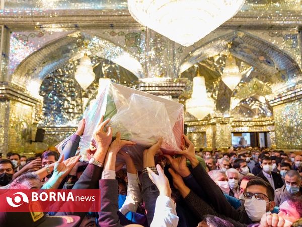 تشییع پیکر شهید مدافع وطن «اکبر رنجبر» در شیراز