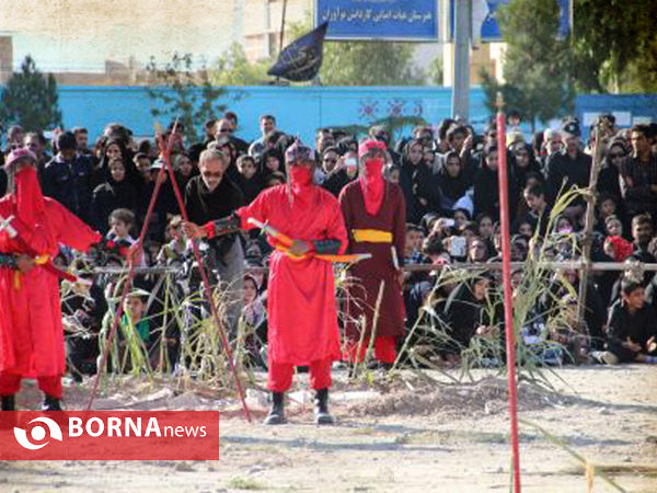 تعزیه واقعه عاشورا و خیمه سوزان در زاهدان