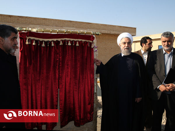 بازدید رییس جمهوری از تصفیه خانه هفتم تهران