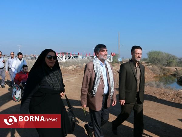 سفر قهرمانان آسیایی و پارا آسیایی راهیان نور به اروند