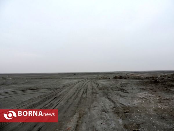 نگاهی به دریاچه خشک ارومیه از دهکده چی چست در روز تالاب ها