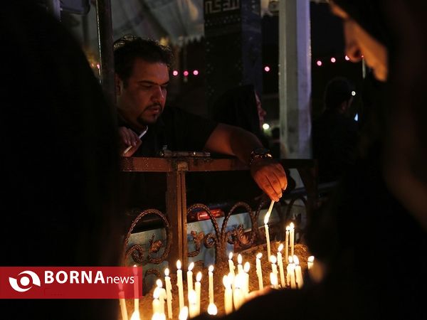 شام غریبان در محله گلوبندک تهران