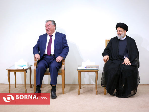 دیدار رئیس‌جمهور تاجیکستان با رهبر انقلاب
