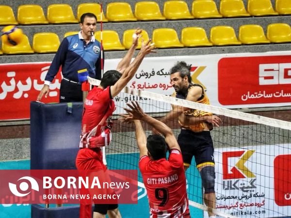 هفته هشتم لیگ برتر والیبال؛دیدار تیم‌های گیتی پسند و شهرداری گنبد