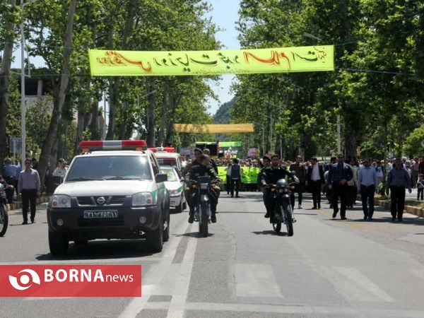 راهپیمایی روز قدس در لاهیجان