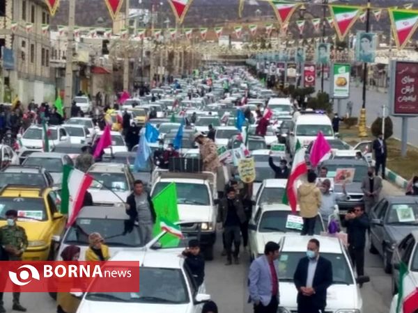 امروز ۲۲ بهمن تماشایی شکوه افتخار با رژه موتوری و خودرویی در کهگیلویه و بویراحمد به نمایش گذاشته شد