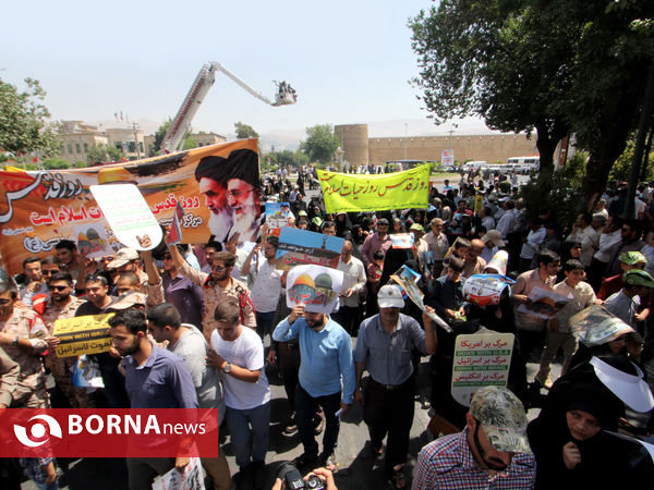 راهپیمایی روز قدس در شیراز