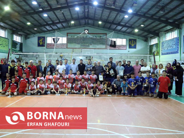 مسابقات والیبال بسیج رده نونهالان در ساری