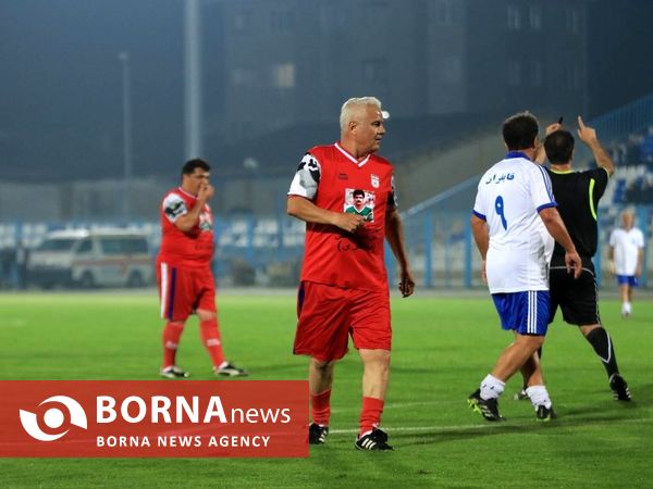 در حاشیه دیدار دوستانه پیشکسوتان تیم ملی _ پیشکسوتان ملوان