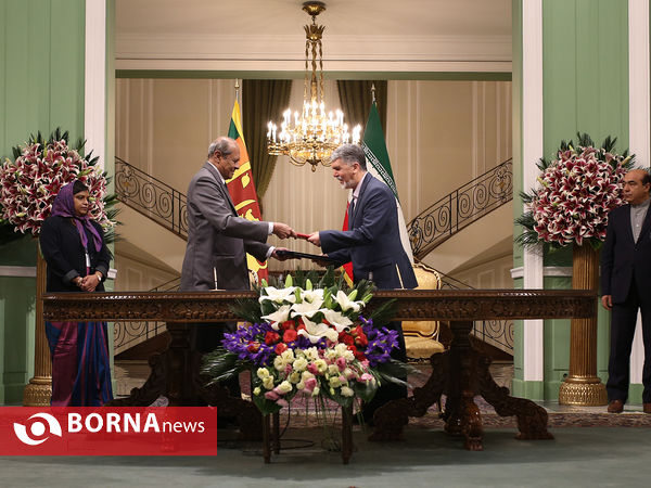 استقبال رسمی از رییس جمهور سریلانکا با حضور دکتر روحانی