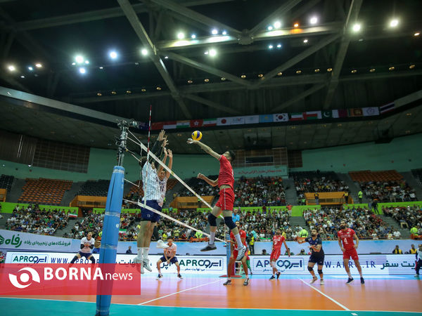 مسابقات والیبال قهرمانی آسیا ، ایران - کره جنوبی
