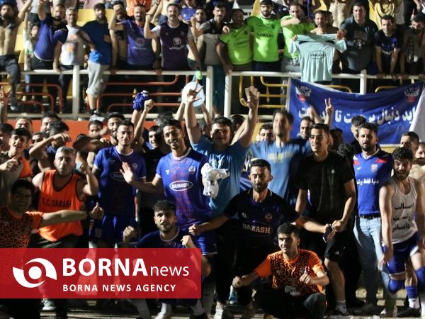 دیدار تیم های فوتبال داماش گیلان _ فولاد نوین اهواز