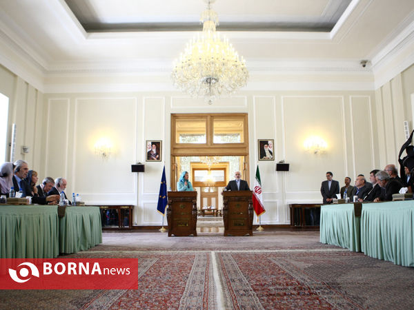دیدار محمد جواد ظریف و فدریکا موگرینی