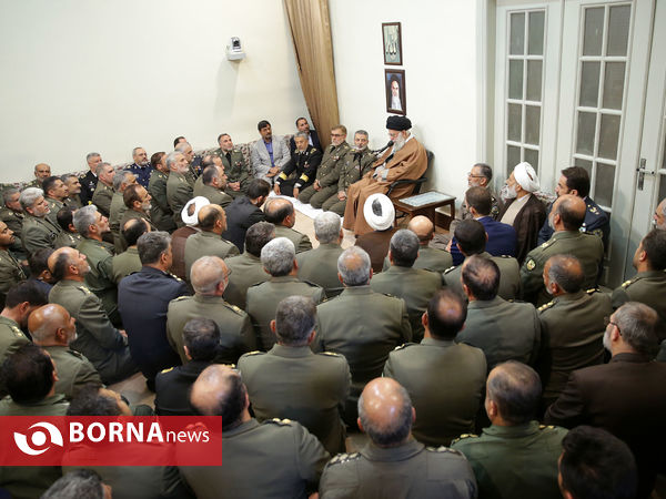 دیدار فرماندهان ارشد ارتش جمهوری اسلامی ایران با فرمانده کل قوا