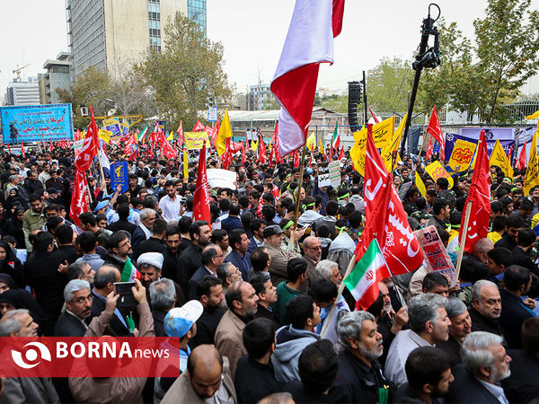 راهپیمایی ۱۳ آبان - تهران