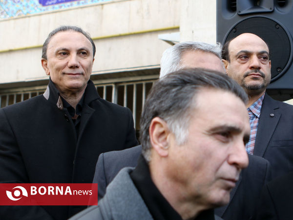 تشییع پیکر مرحوم همایون بهزادی