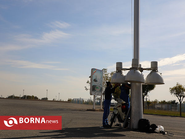 آخرین مراحل آماده سازی ورزشگاه آزادی