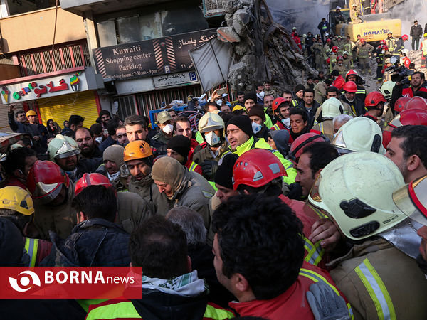 پیدا شدن پیکر آتش نشانان