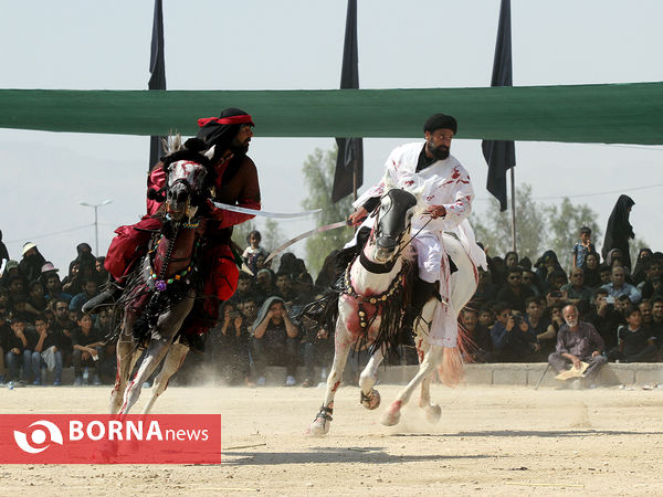 تعزیه روز عاشورا در روستای چاه شرف شهرستان مُهر استان فارس