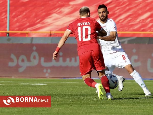 دیدار دوستانه تیم های ملی فوتبال ایران و سوریه