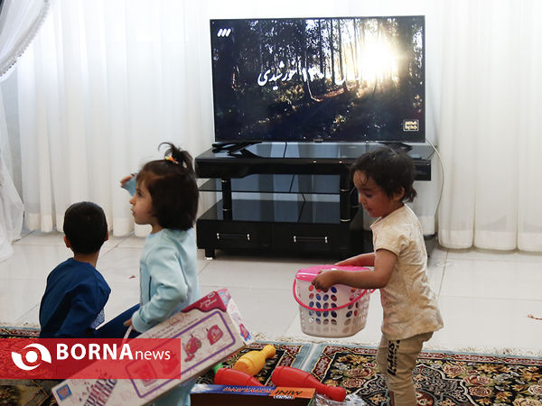 حضور سخنگوی دولت در جمع کودکان بی سرپرست در لحظه تحویل سال