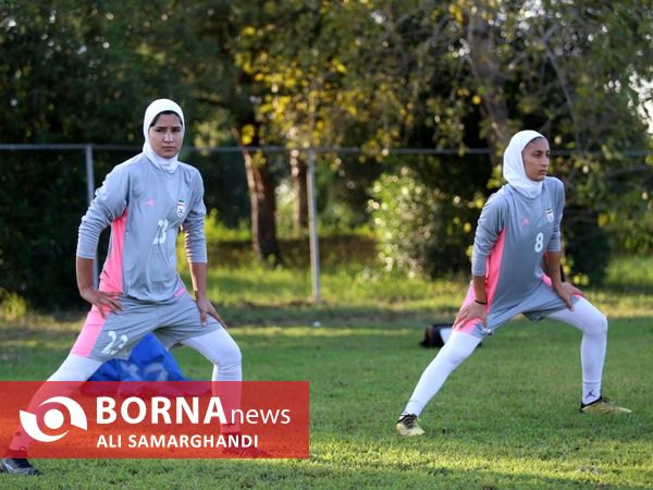 اردوی تیم ملی فوتبال بانوان ایران در بندرانزلی