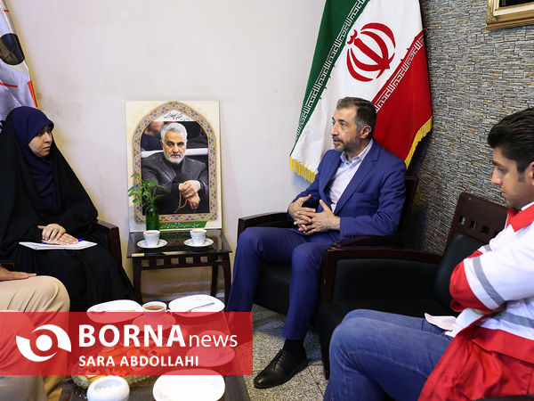 حضور رییس مجتمع دارویی درمانی هلال احمر