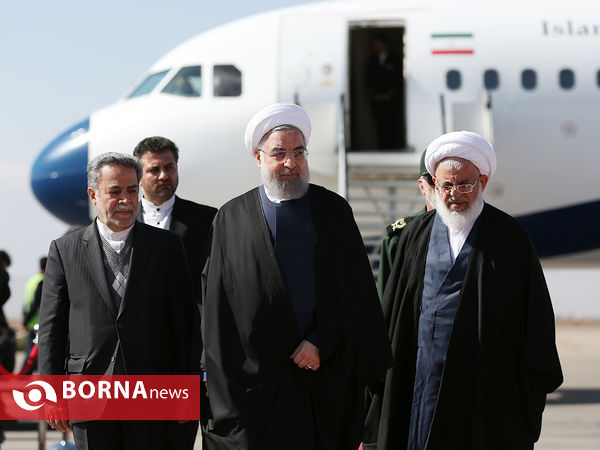 ورود رئیس جمهوری به یزد