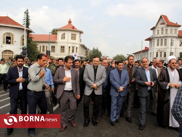 تشییع پیکر جان‌باختگان گیلانی فاجعه منا در رشت