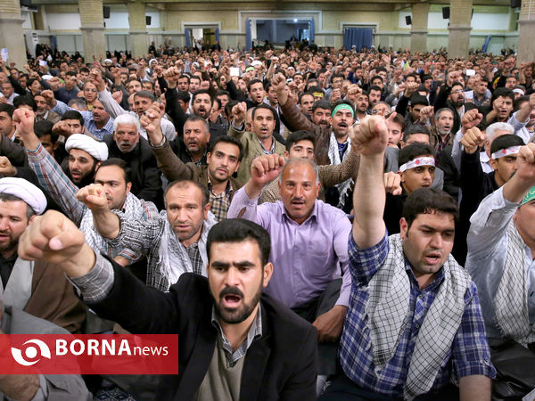 دیدار مردم نجف‌آباد با رهبر انقلاب