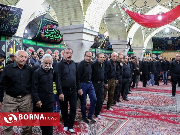 عزاداری شب عاشورا در حسینیه بغدادی شیراز