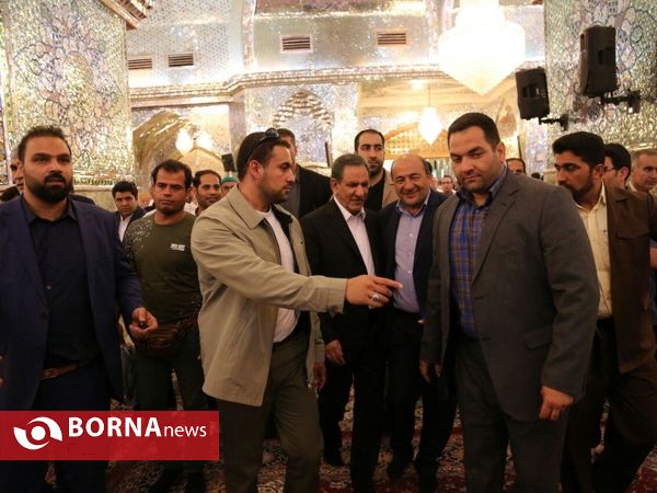 حضور جهانگیری در شاهچراغ