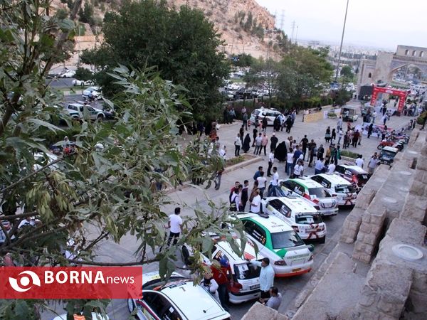 آیین افتتاحیه رالی مرک خاورمیانه در شیراز