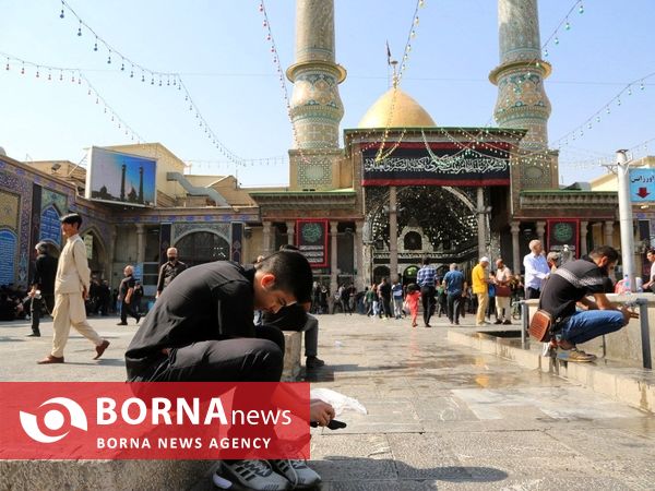 مراسم جاماندگان اربعین حسینی در شهرستان ری
