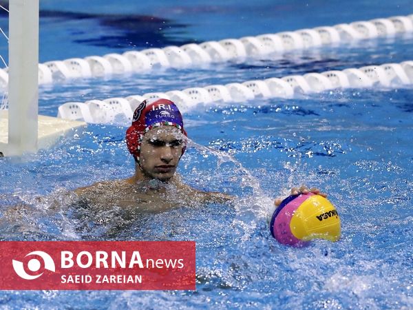 دیدار تیم های واترپلو ایران - تایلند