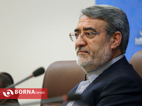 نشست خبری وزیر کشور