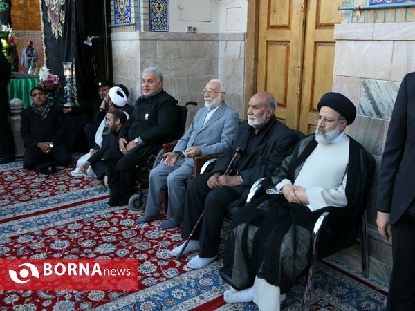 آيين تعويض پرچم گنبد منور رضوی