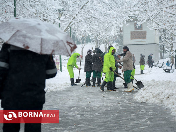 بارش برف در تهران-۴