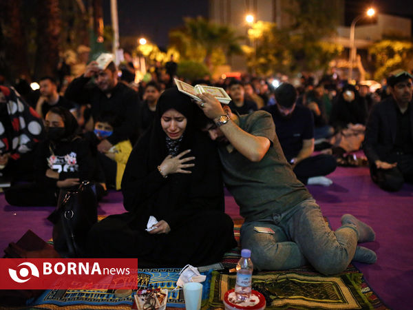 مراسم احیاء شب بیست ویکم ماه مبارک رمضان - میدان فلسطین