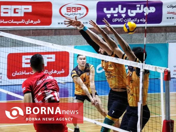هفته هشتم لیگ برتر والیبال؛دیدار تیم‌های گیتی پسند و شهرداری گنبد