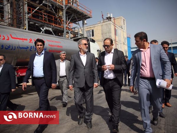 بازدید مدیرعامل بانک صنعت و معدن از طرح های تولیدی فارس
