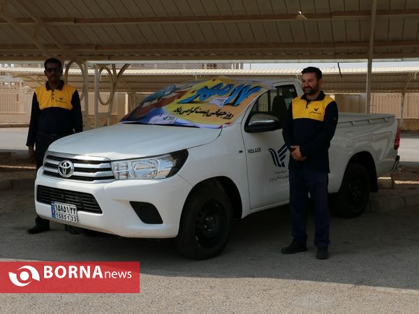 تجهیز یگان خودرویی ادارات پست آبادان و خرمشهر