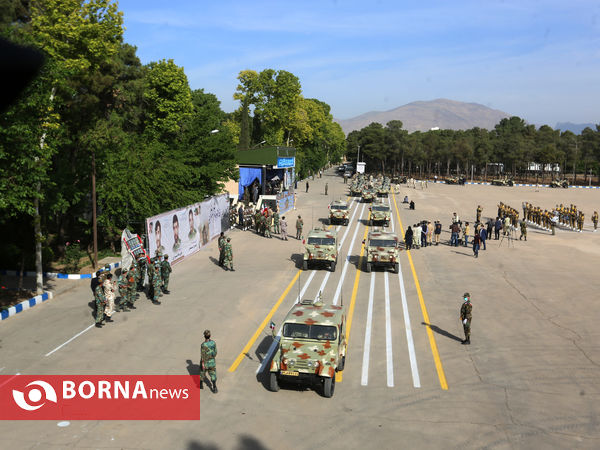 رژه روز ارتش در شیراز